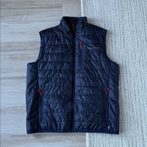 Vineyard Vines Men's Dark Blue Quilted Vest